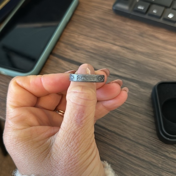 Groove life Satin Ferrous Thin Ring - size 11​​​​​​​ - Picture 4 of 5